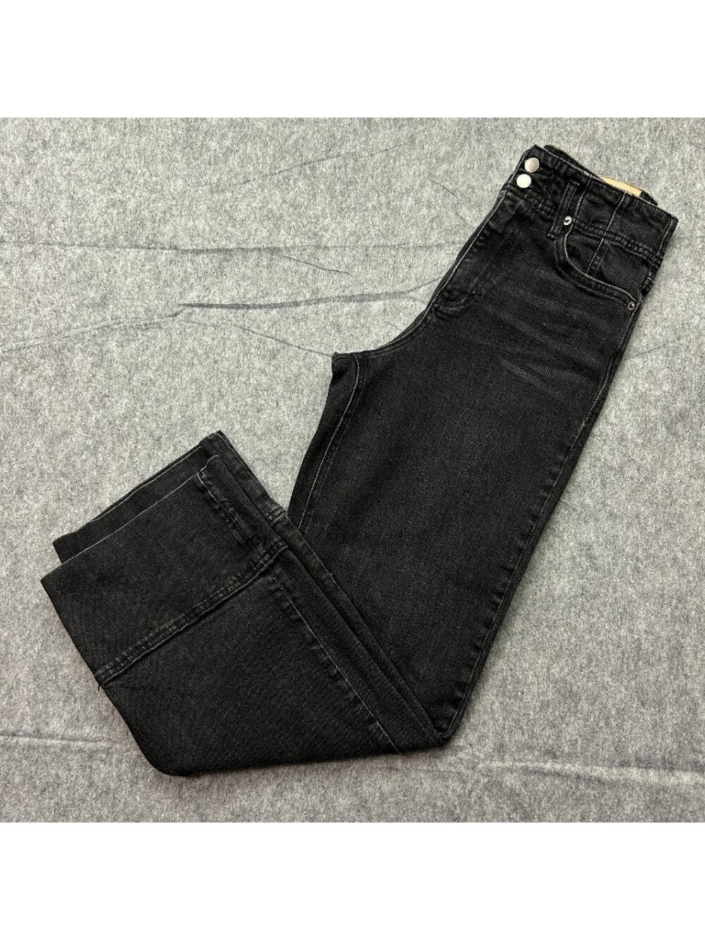 Dear John Holly High Waist Straight Jeans Women's Size 28 Black Denim